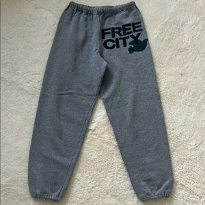 FreeCity Gray Sweatpants. Size Mefium